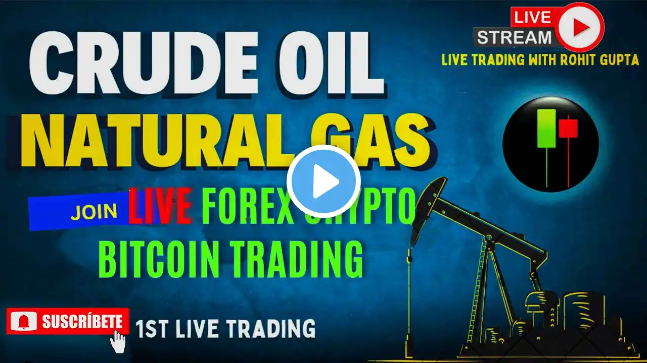 18/03/2025 LIVE TRADING IN CRUDE OIL AND NATURAL GAS || #crudeoillive #naturalgas #silvertrading