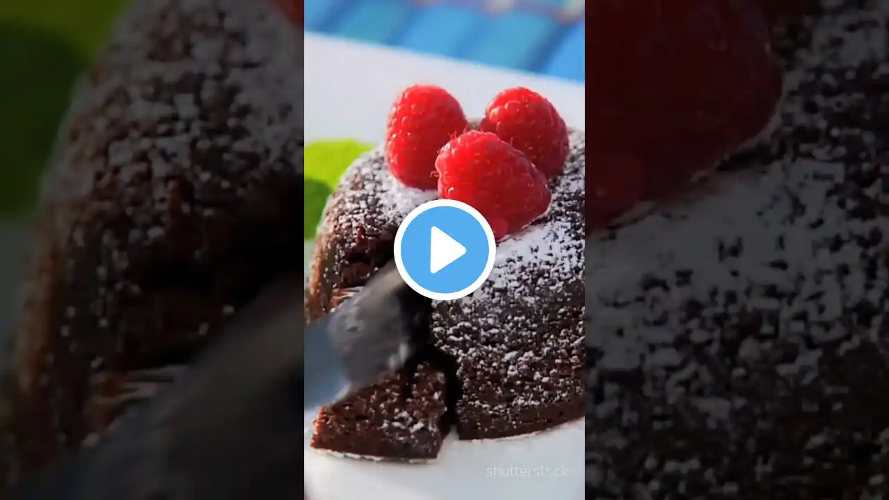 π« 3-Ingredient Chocolate Lava Cake in 1 Minute! (Easy & Delicious!) π°π₯ #shorts