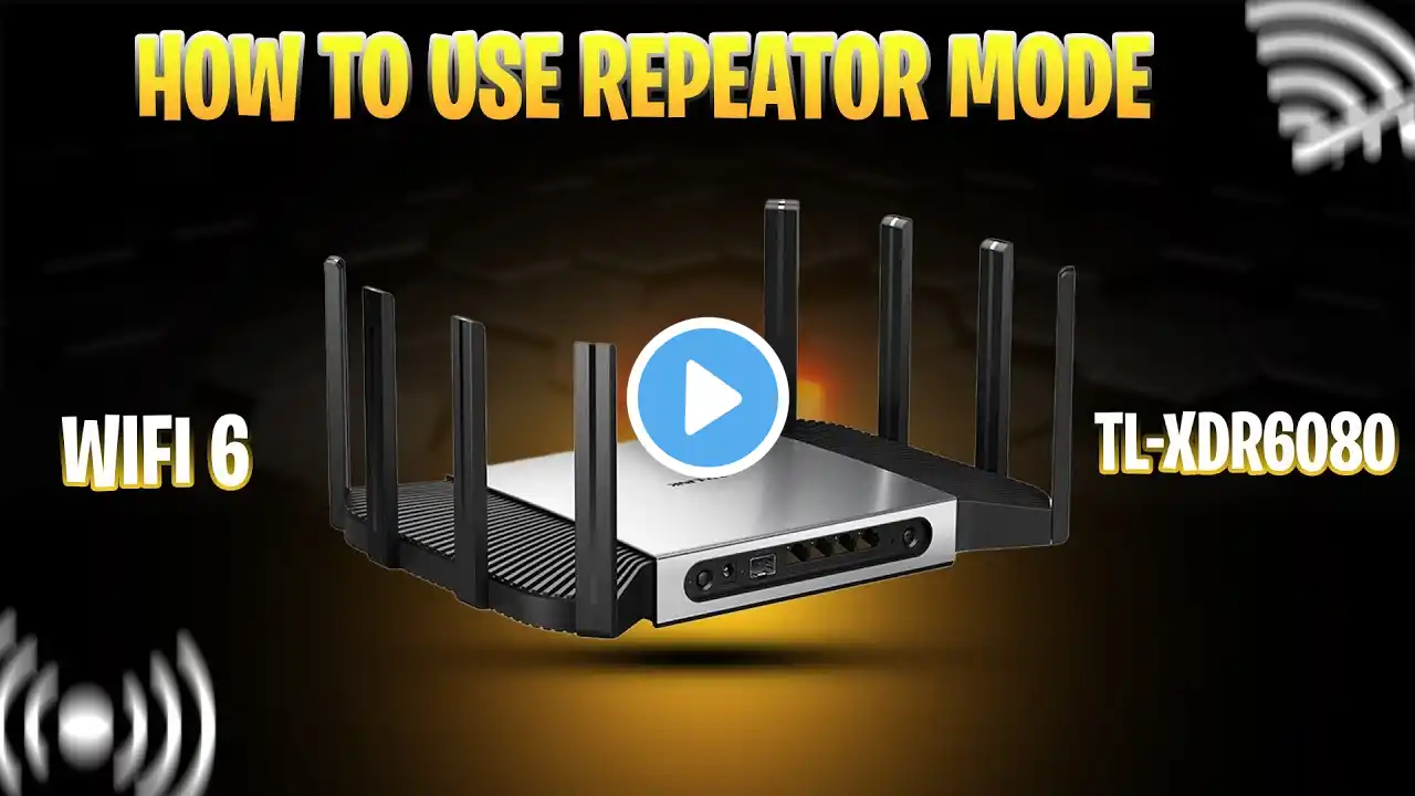 How to Use TP Link Router as WiFi Repeater | TP Link XDR6080 Boost Your WiFi Wirelessly