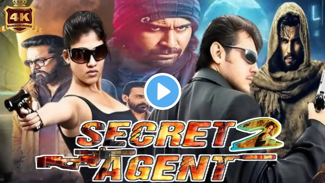 SECRET AGENT 2 (2025) New Release Hindi Dubbed Action Thriller Movie | Vijay Antony | Megha Akash