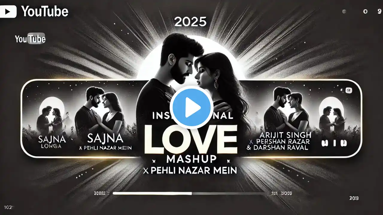 Inspirational Love Mashup 2025 | Sajna x Pehli Nazar Mein | Arijit Singh | Darshan Raval