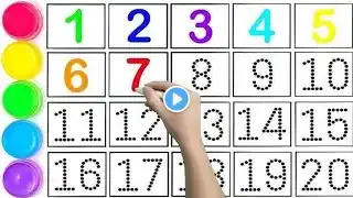 Learn to count, One two three, 123 Numbers, 123, 1 to 100 counting, abc, a to z alphabet