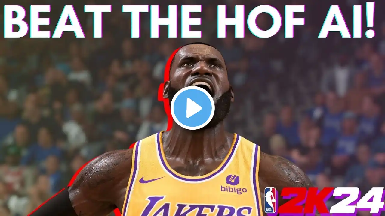 The BEGINNERS GUIDE TO BEATING the HALL OF FAME CPU in NBA 2K24!