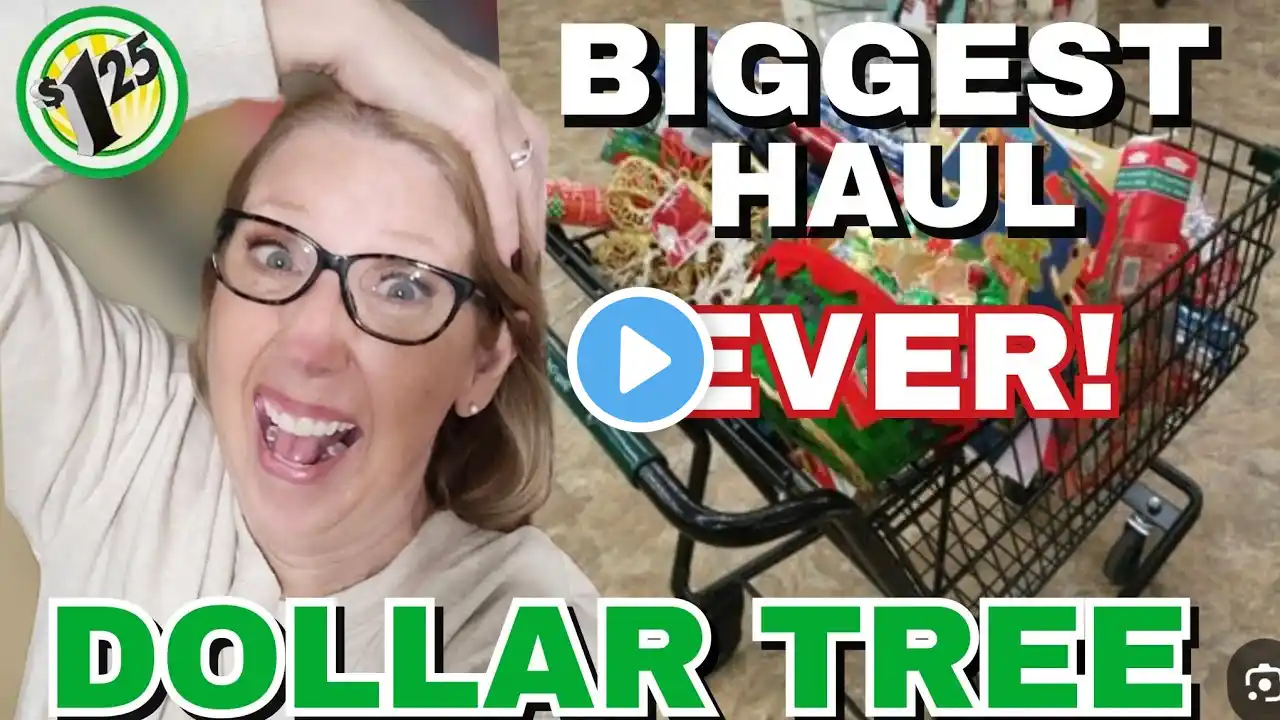 DOLLAR TREE HAUL | BIGGEST HAUL WE'VE EVER DONE it's ALL $1.25 | BRAND NAMES #dollartreehaul