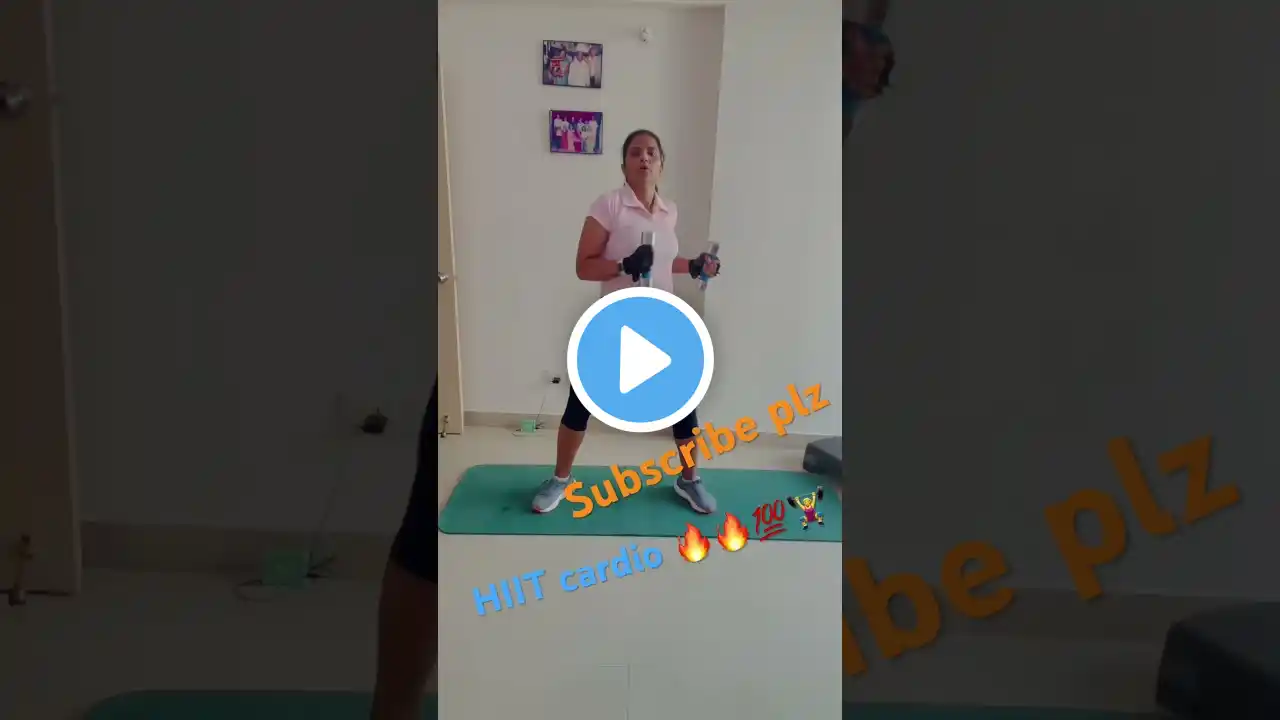 HIIT cardio 🔥💯🏋️♀️💥❤️#viral #weightloss #youtubeshorts #trending #trendingshorts #shorts #trend