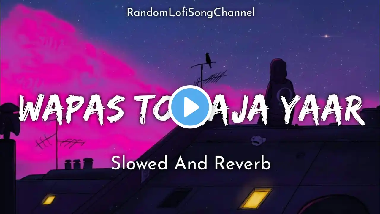 Wapas To Aaja Yaar ( Slowed And Reverb ) Lofi Song | Shafqat Amanat Ali | Sad Song | RLSC