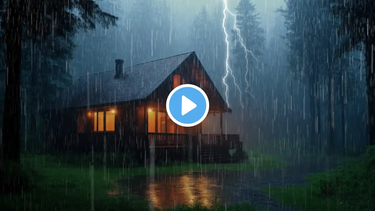 Sounds of Rain & Thunder for Deep Sleep – Relax Your Mind & Sleep Peacefully Tonight