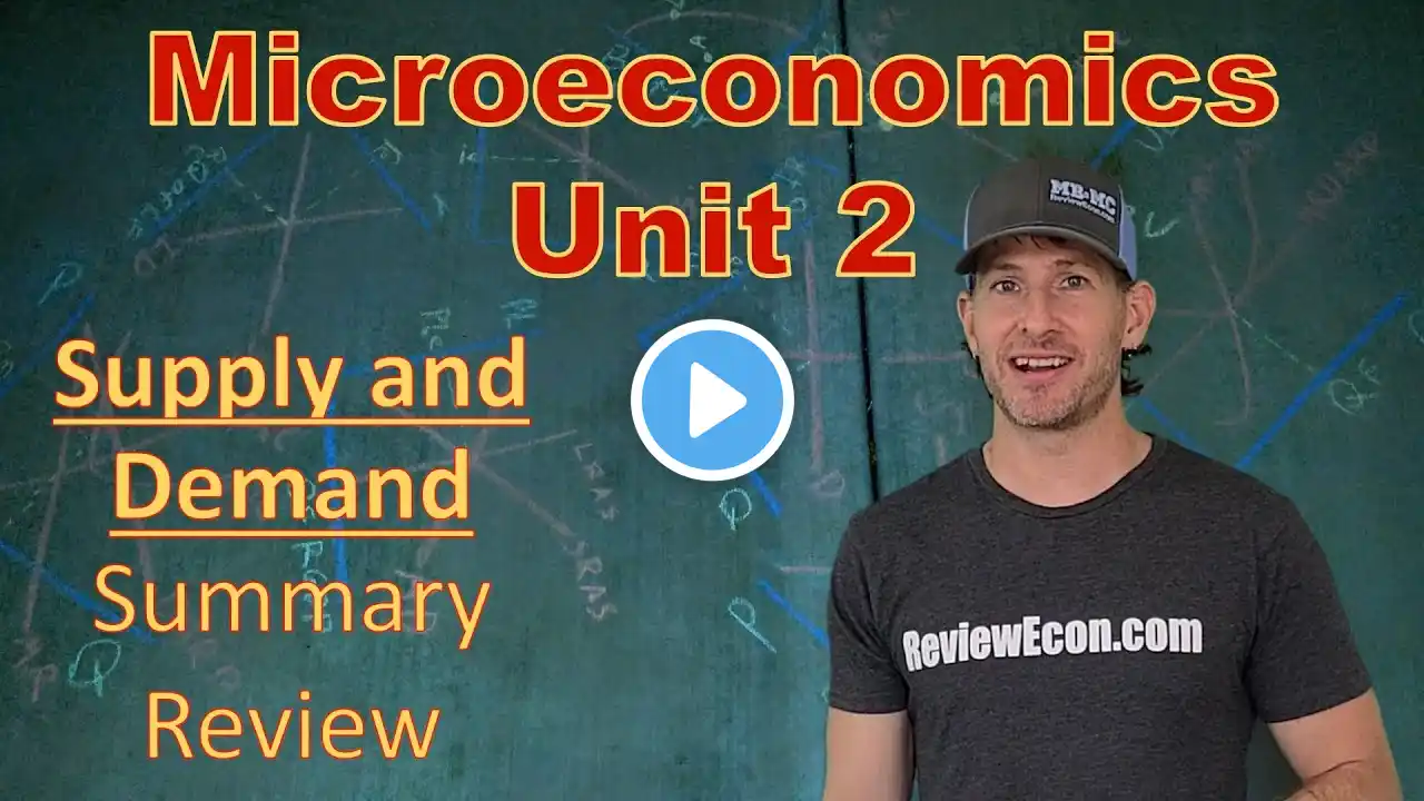 Microeconomics Unit 2 COMPLETE Summary - Supply and Demand