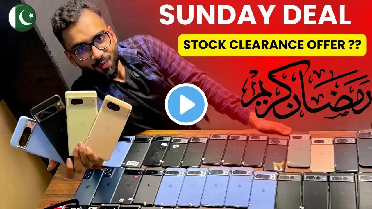 Sunday Deal | Cheapest Used Phone In Pakistan Google Pixel Motorola iPhone Stock Clearance Offer 🔥