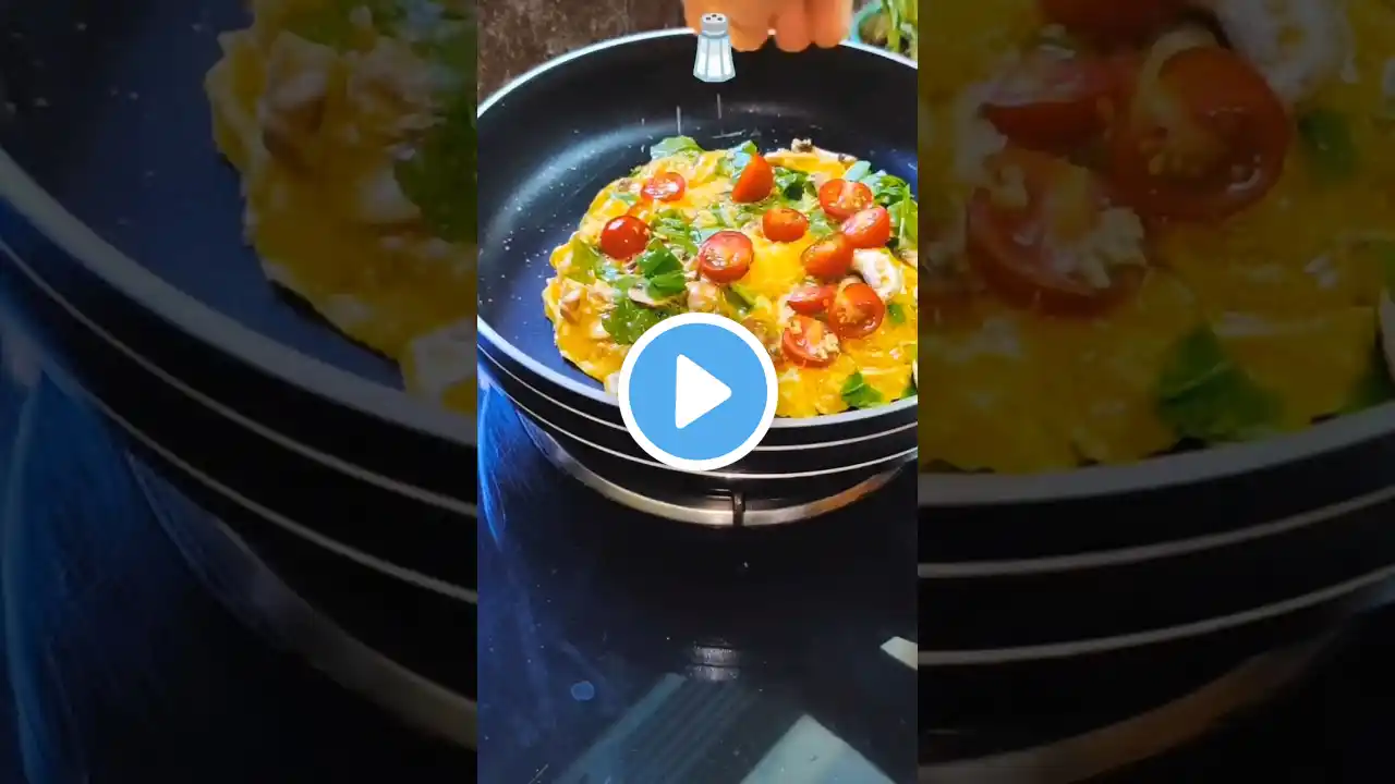 Omelette Recipe 🍳😱 / egg omlette #shorts #shortvideo #omelette #omlette #egg #food #recipe #short