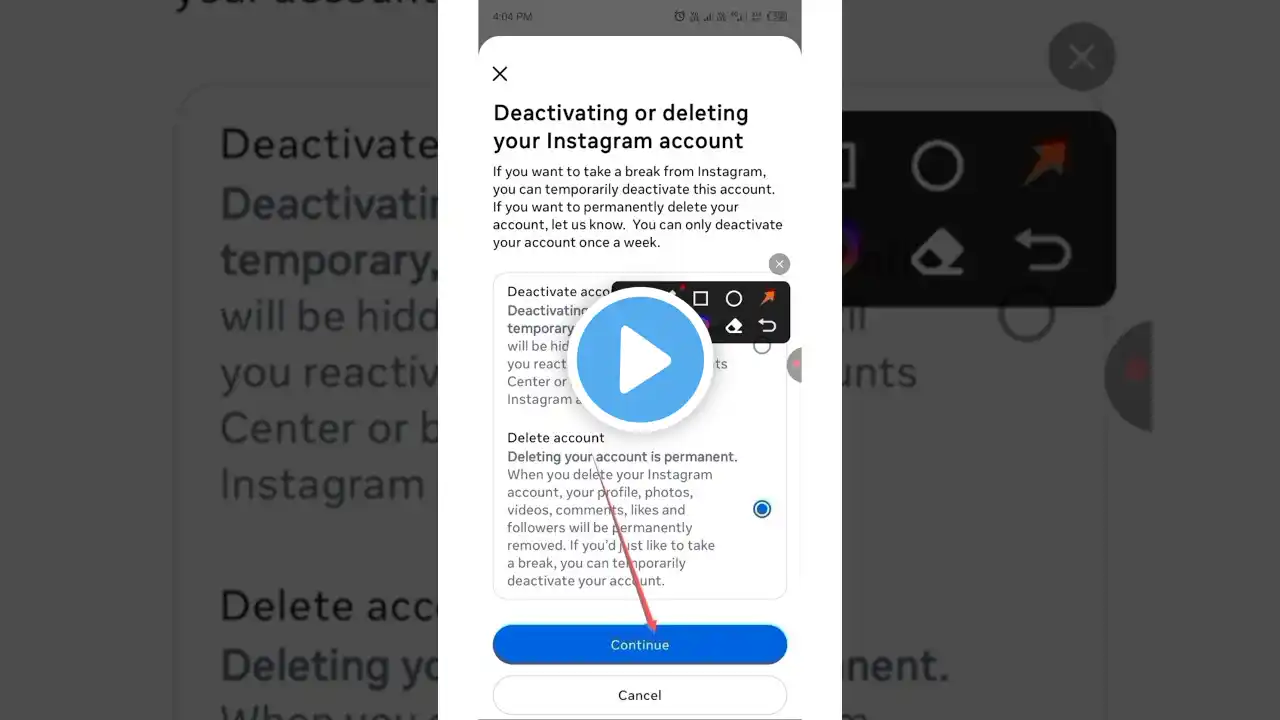 Instagram account delete kaise kare 2025 | Instagram account delete permanent #instagram #delete