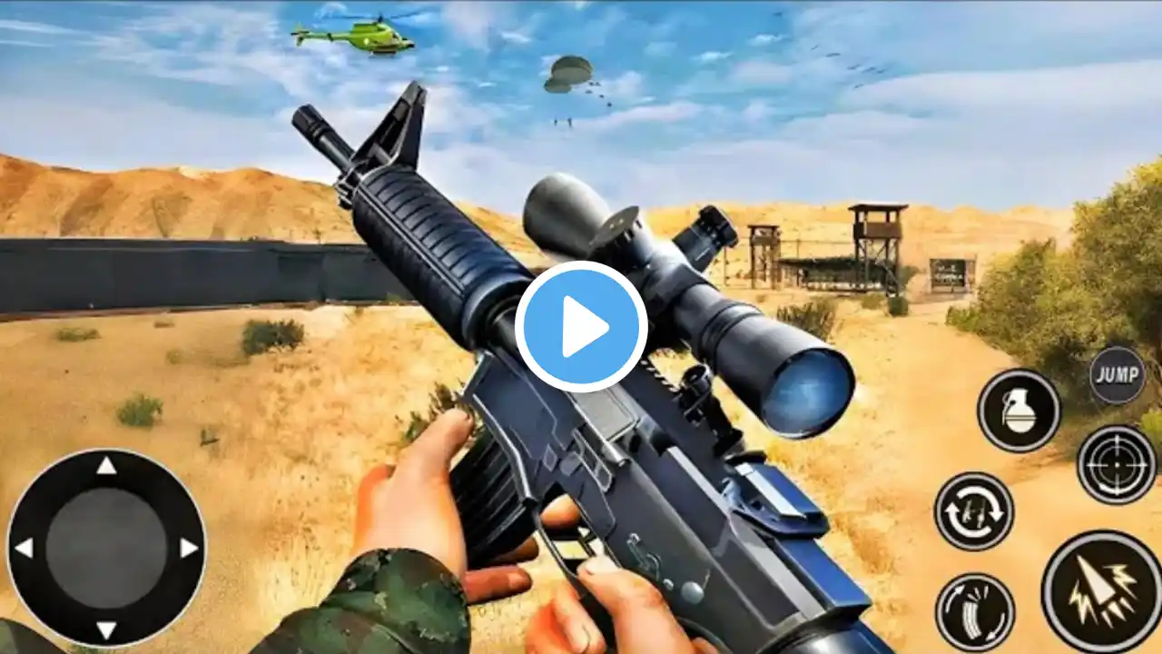 FPS Gun Shooting Offline Gun Games: Fire Games - Android Gameplay