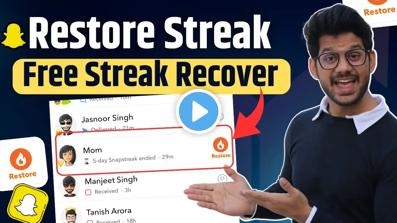 How to Restore Snapchat Streak without Paying | Snapstreak Recovery Without Money | Snapchat Streaks