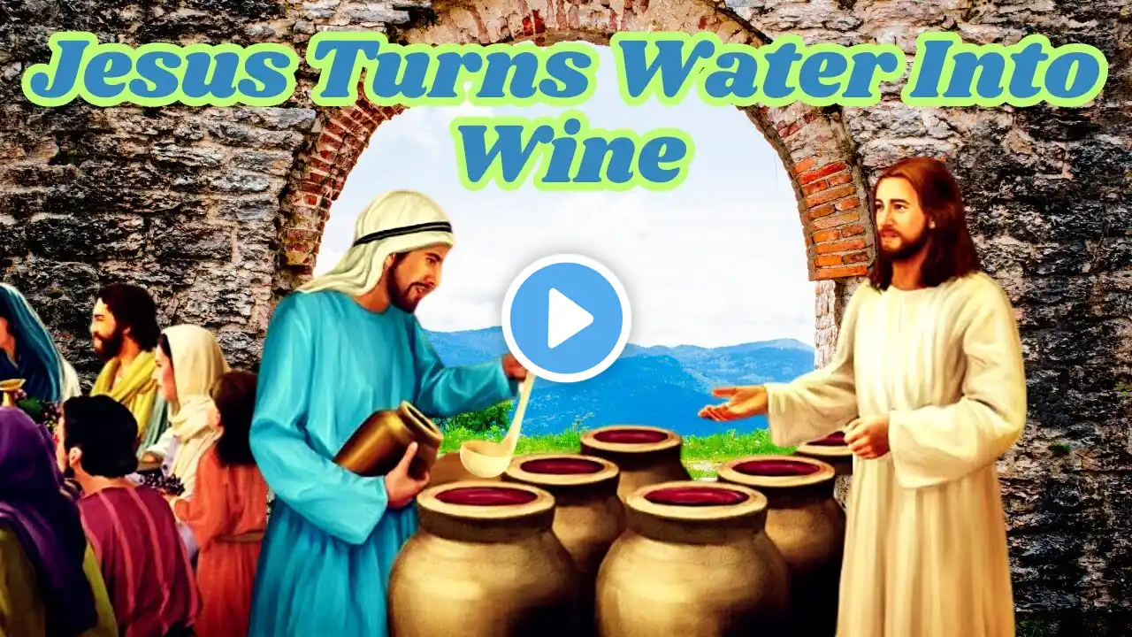 Jesus Turns Water Into Wine - John 2:1-12