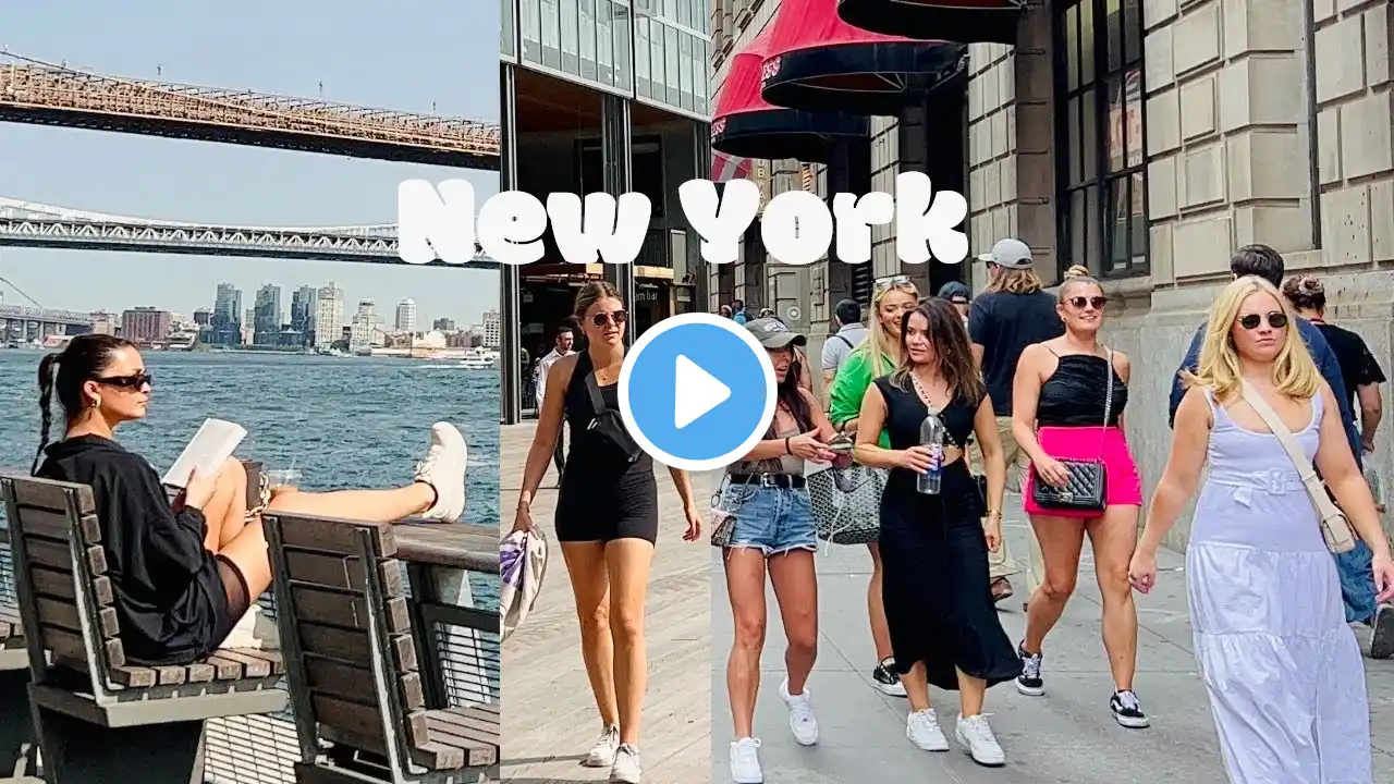 [4K]🇺🇸NYC Walk🗽South Street Seaport in Lower Manhattan☑️New Hot Spot | Sept 2022