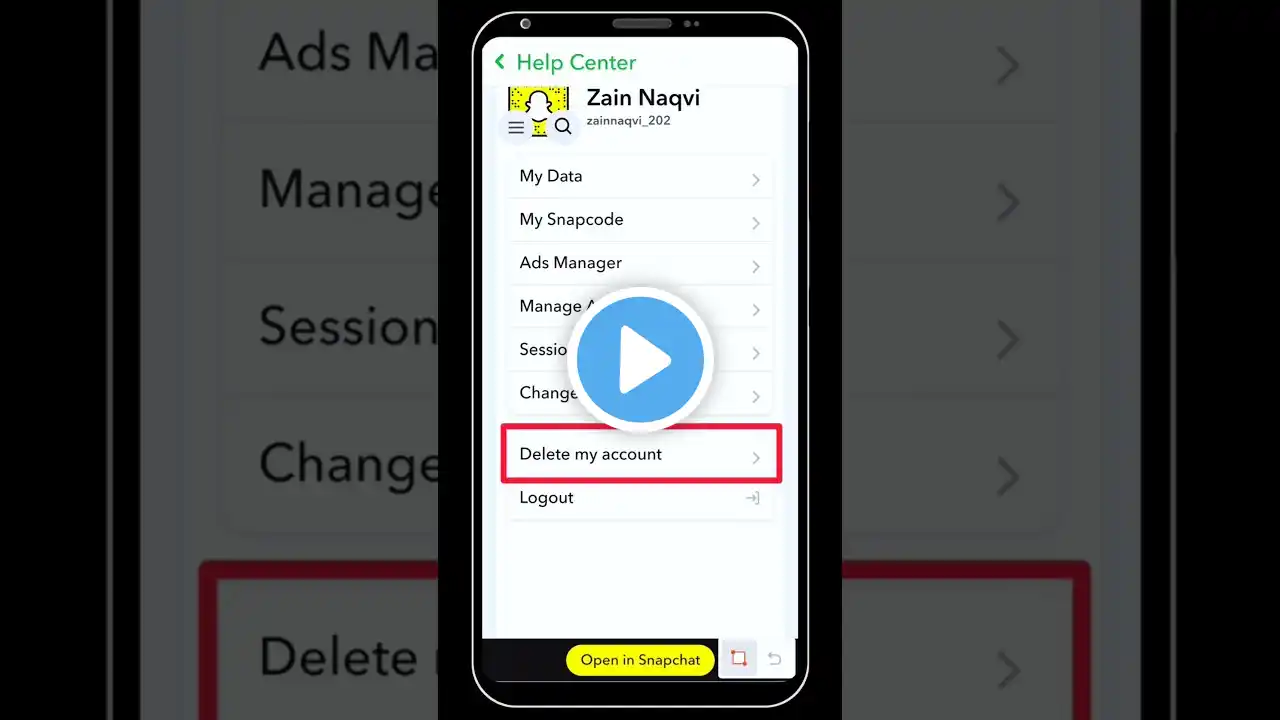 How To Delete Snapchat Account Permanently Delete Kaise Kare 🤔