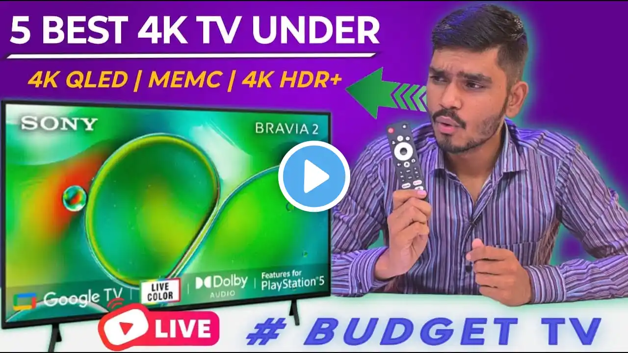 Live - TOP 5 BEST 43'' SMART TV UNDER 25K || FLIPKART FREEDOM SALE 2025