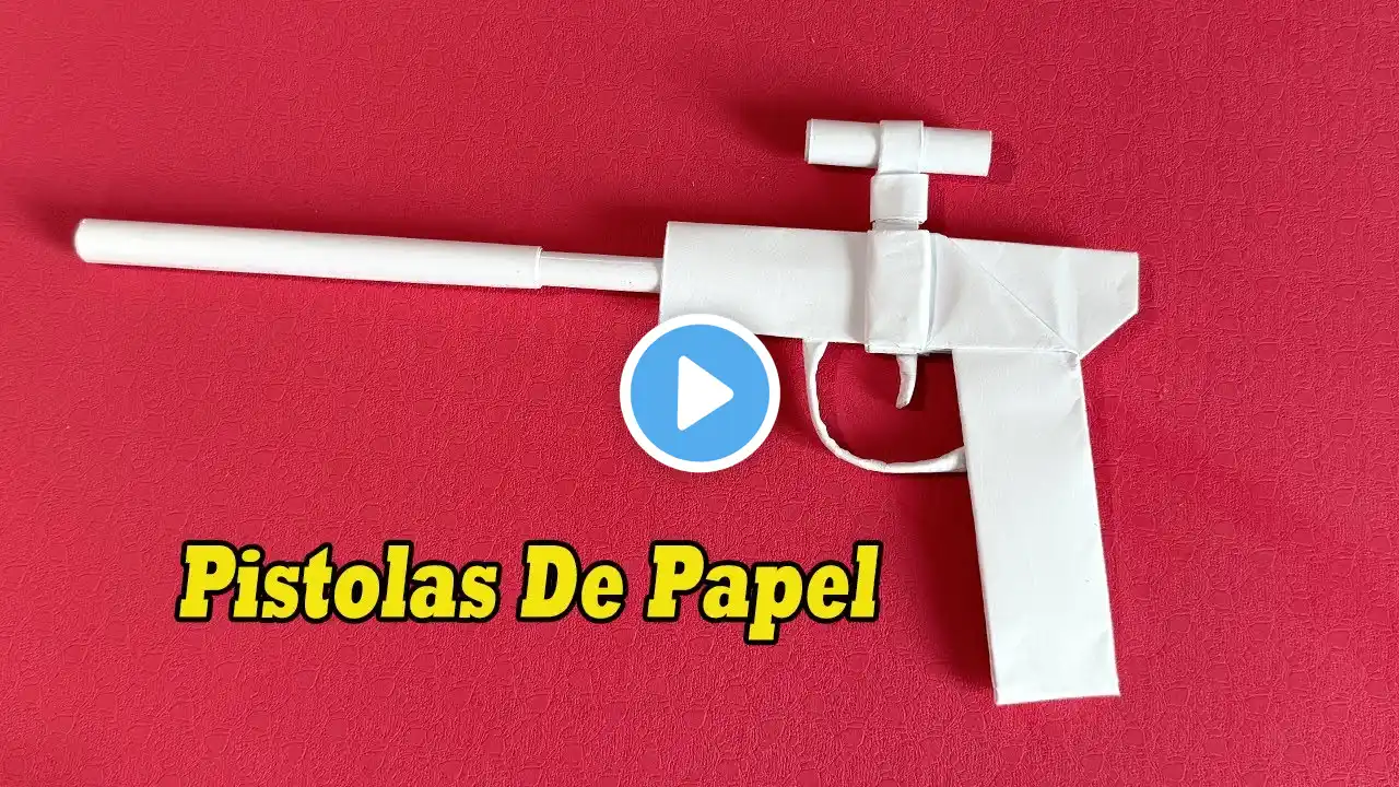 Origami Armas | Como Fazer Arma De Papel | Como Hacer Una Pistola De Papel Uzi