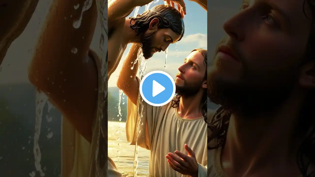 🌊✨ The Baptism of Jesus – A Powerful Moment! | Matthew 3:13-17