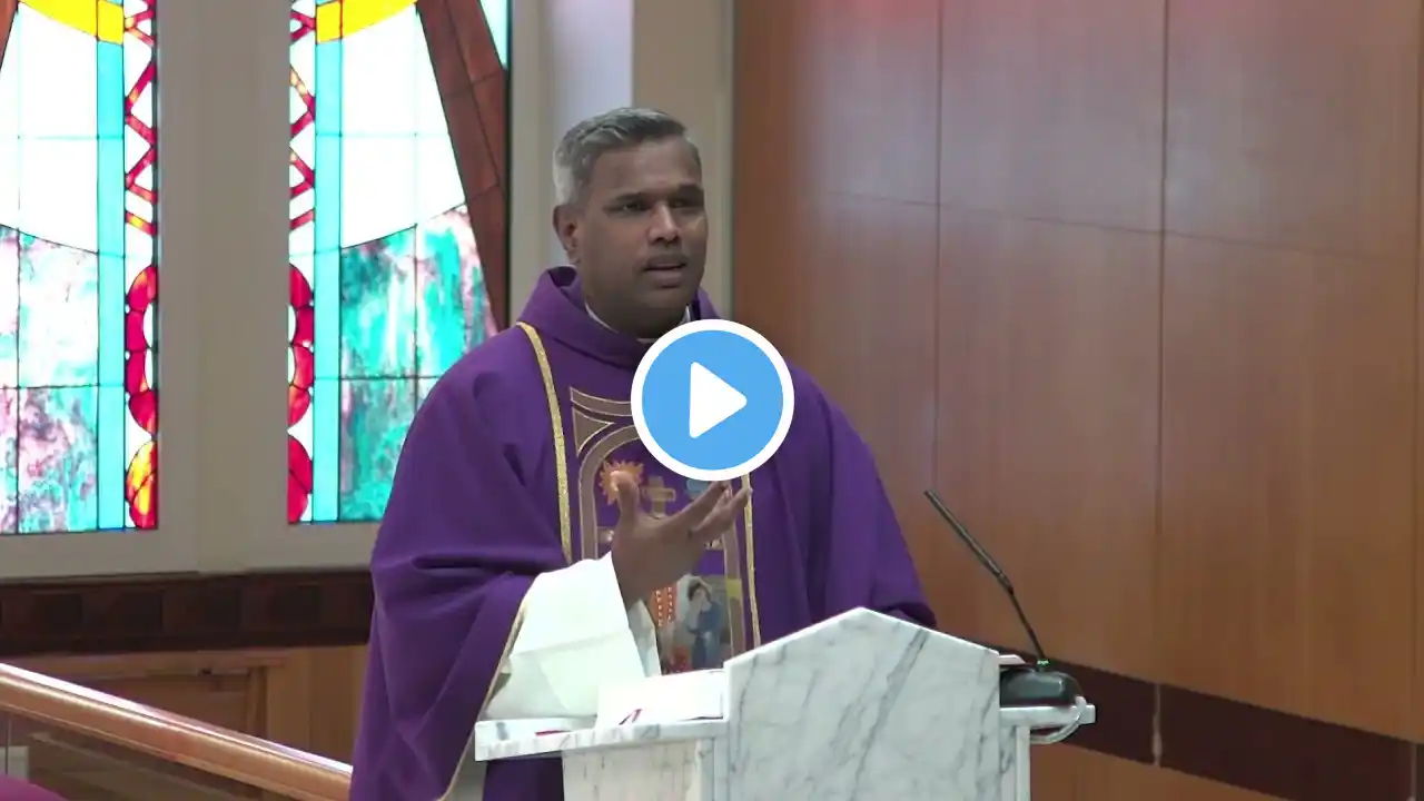 Fr. Roy Clarence NAYAGAM. Homily on Wednesday, 1st Week of Lent. Year C