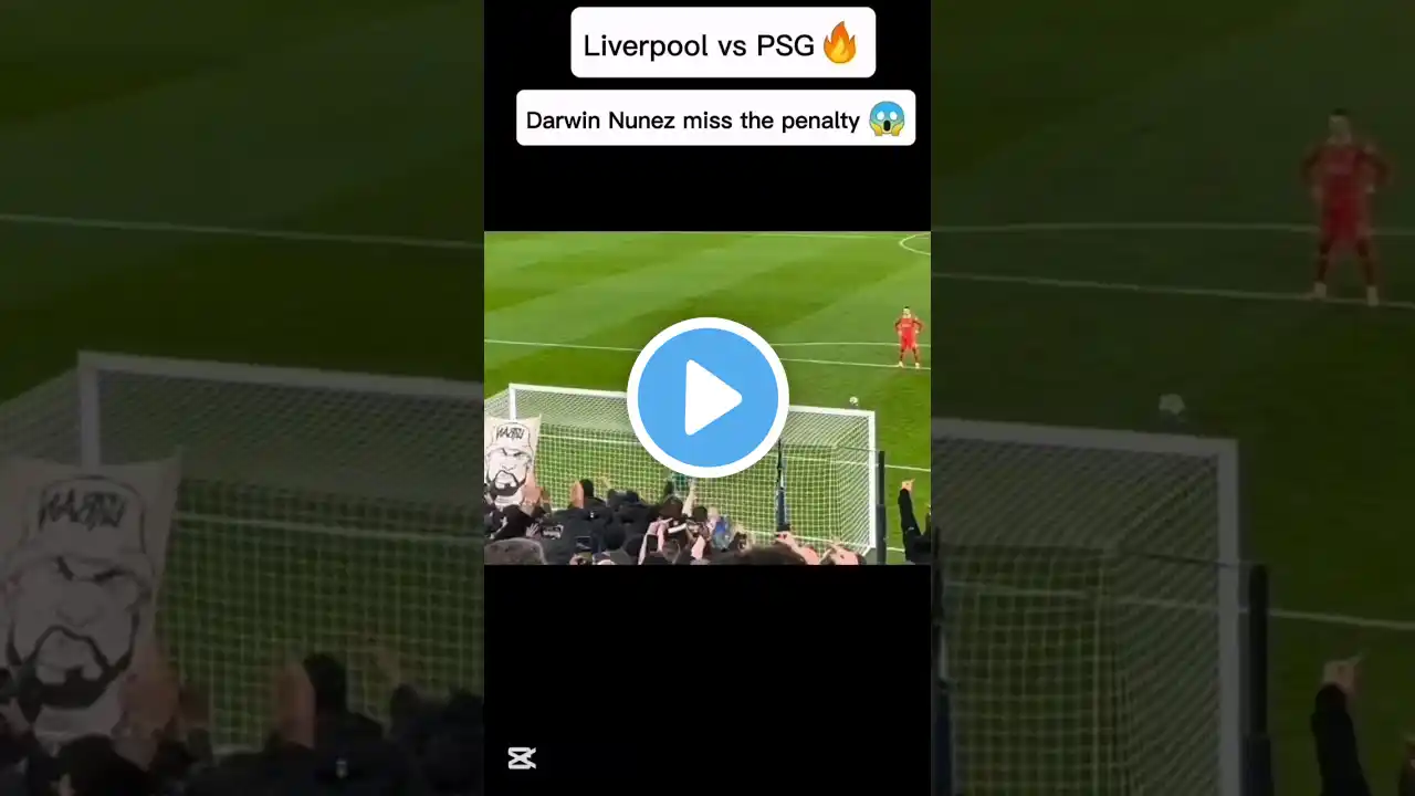 Liverpool vs PSG highlights | Darwin Nunez Crucial Penalty Miss| #uefachampionsleague #PSG#liverpool