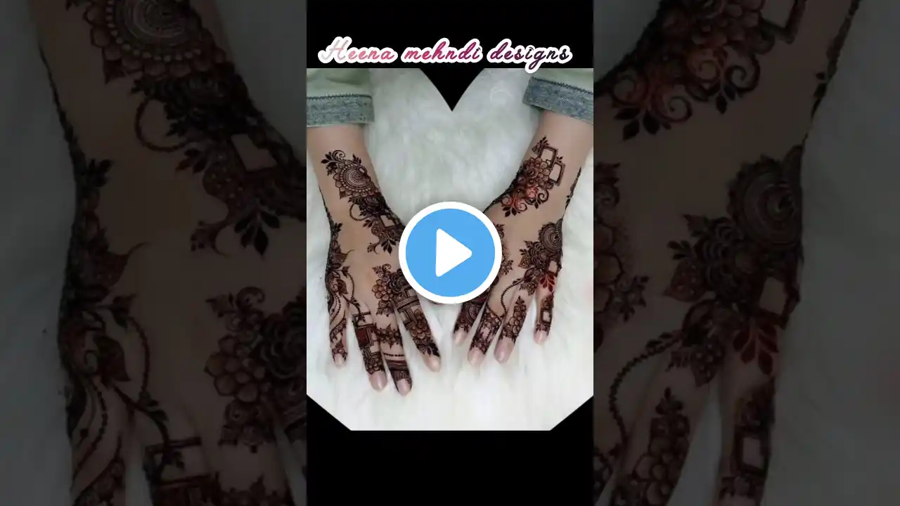 Beautiful mehndi designs ❤️| mehndi design| #shortvideo #mehndi #latest #mehndidesign #henna #song