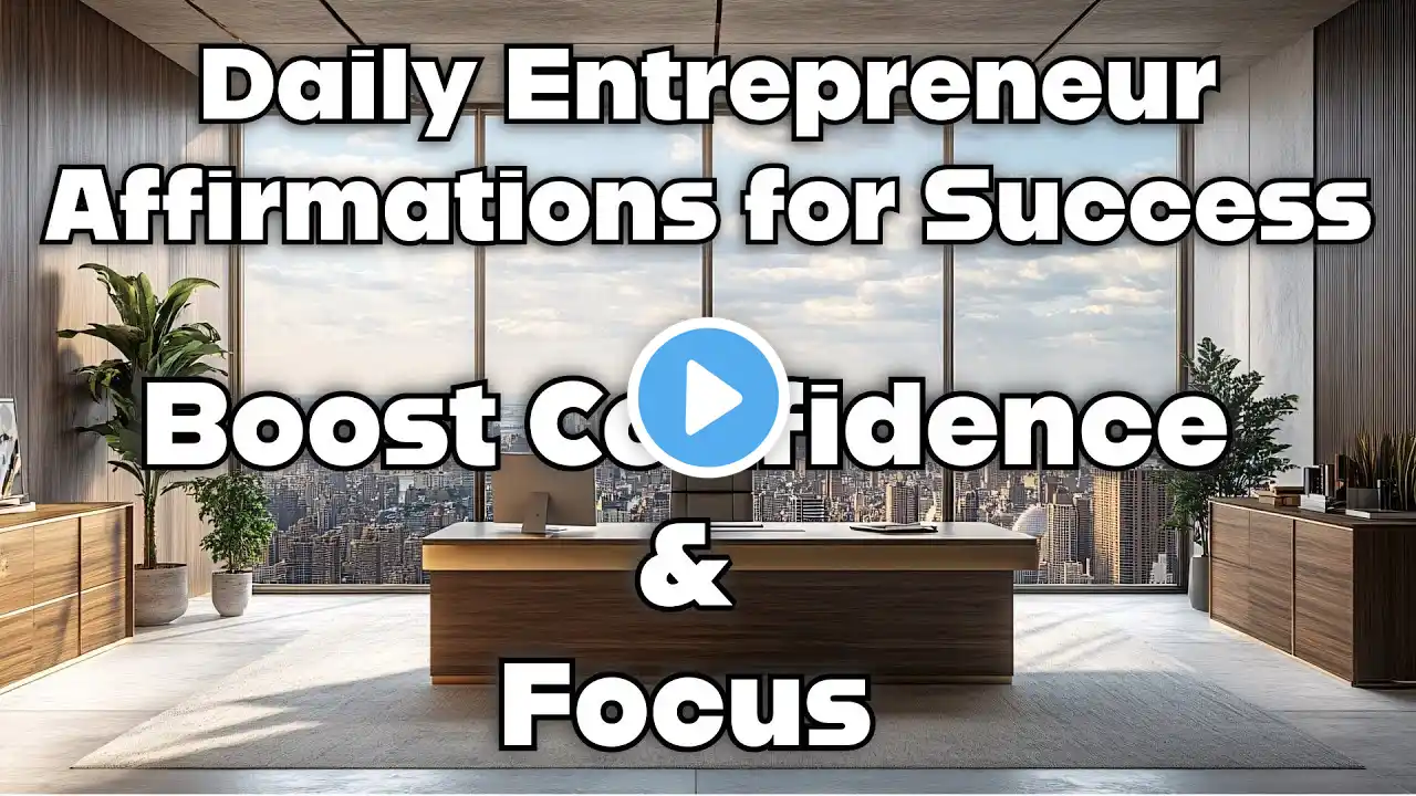 Daily Entrepreneur Affirmations for Success | Boost Confidence & Focus