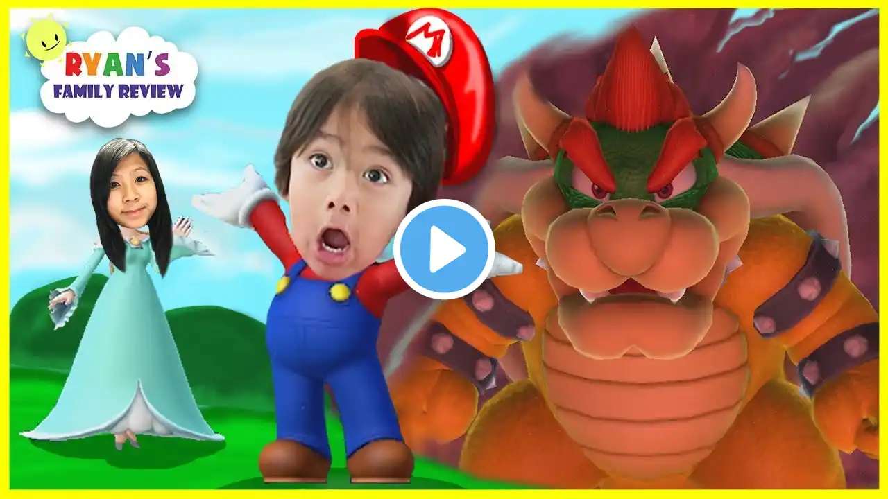 Ryan and Mommy Game night! Let's play Mario Party 10 with Ryan's Family Review