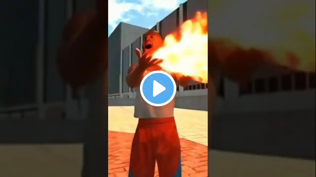 FIRE MONSTER CHEAT CODE 🤔 | Indian Bikes Driving 3d Short 🎉 | #shorts​