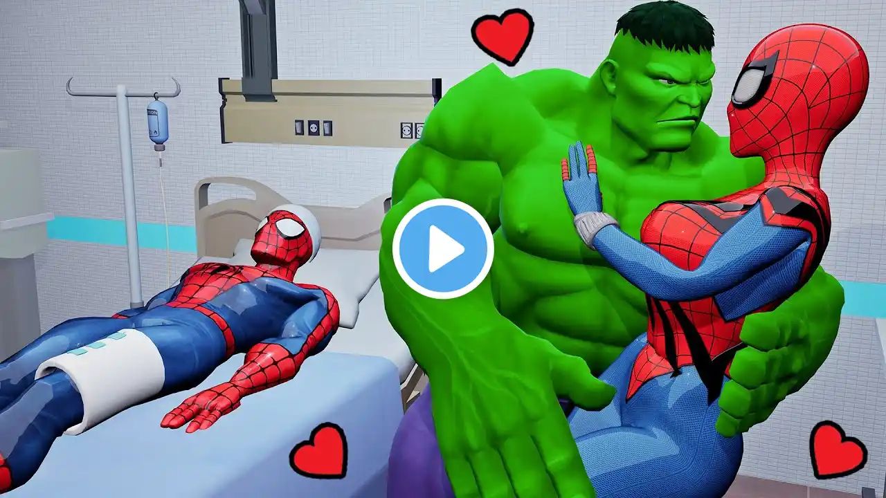 Hulk x Spider Man Love Story Granny House | Funny Horror Animation