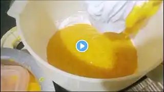 only 3 ingredients recipe of Mango ice cream #1millon #cooking