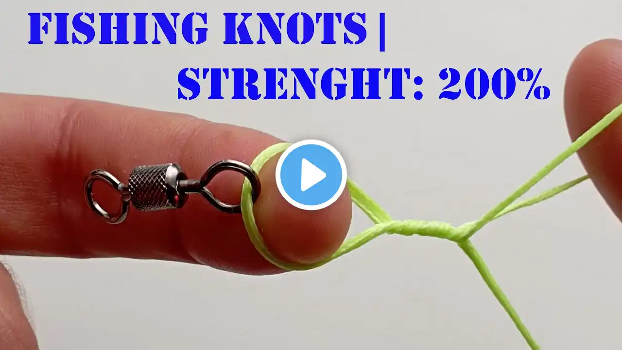 3 very easy fishing knots | Strenght: 200%