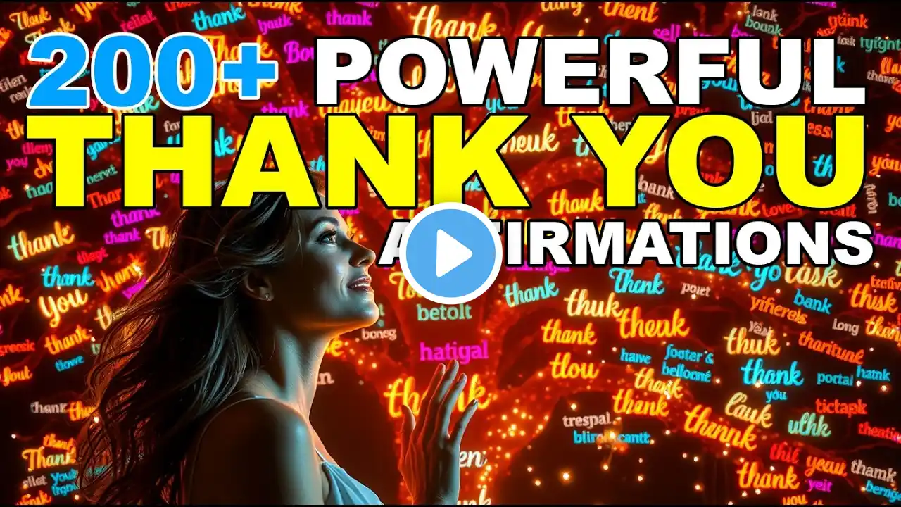 🌟200+ Powerful Thank You Affirmations for Gratitude & Abundance ✨ | 🙏 Daily Positive Energy 💫