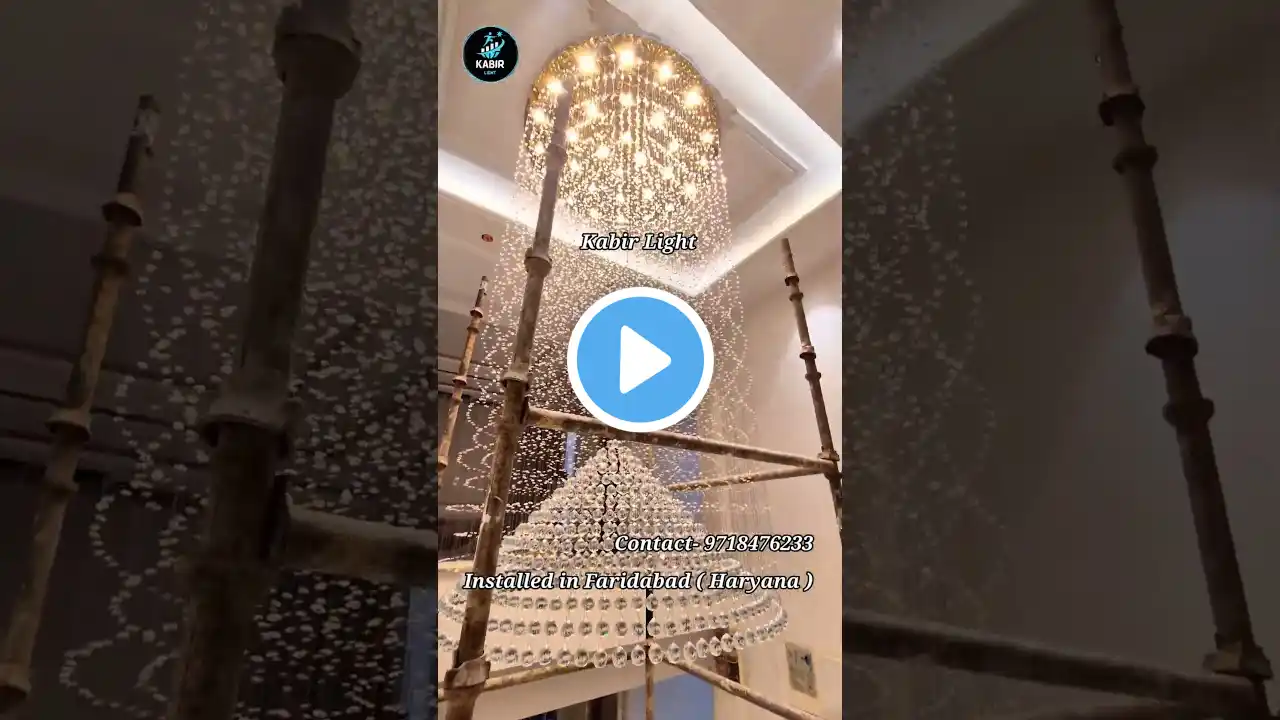 Crystal Chandelier | Modern Crystal Chandeliers | Jhumar making | Home Decor | KABIR LIGHT