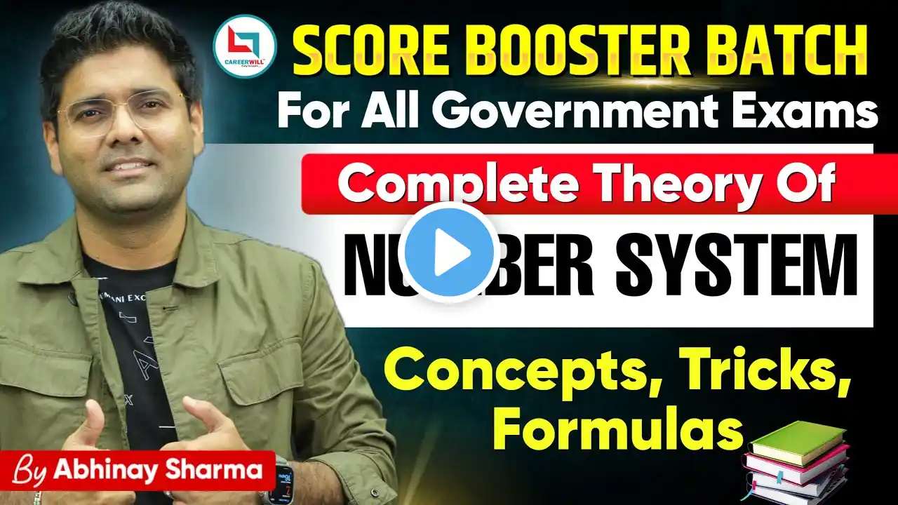 Number System | Maths for All Competitive Exam | Maths Score Booster Batch by Abhinay Sir #maths