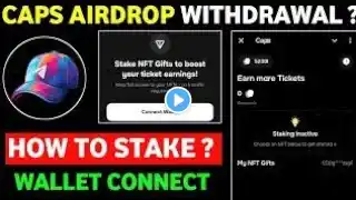 Caps Airdrop Claim | Caps Staking | How to Stake in Caps | Caps New Task | Caps New Update