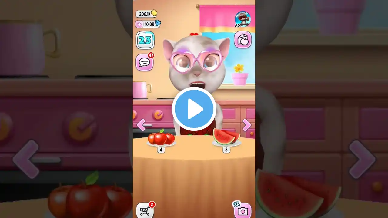 My Talking Angela #mytalkingangela #shorts#viralvideo#cat