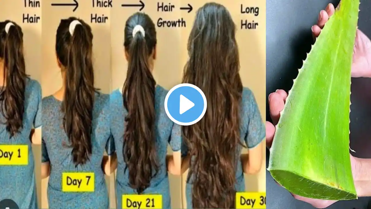 World's Best Hair Growth Home Remedy//Aloe Vera And Sunsilk Shampoo For Strong And Long Hair🌿#hair