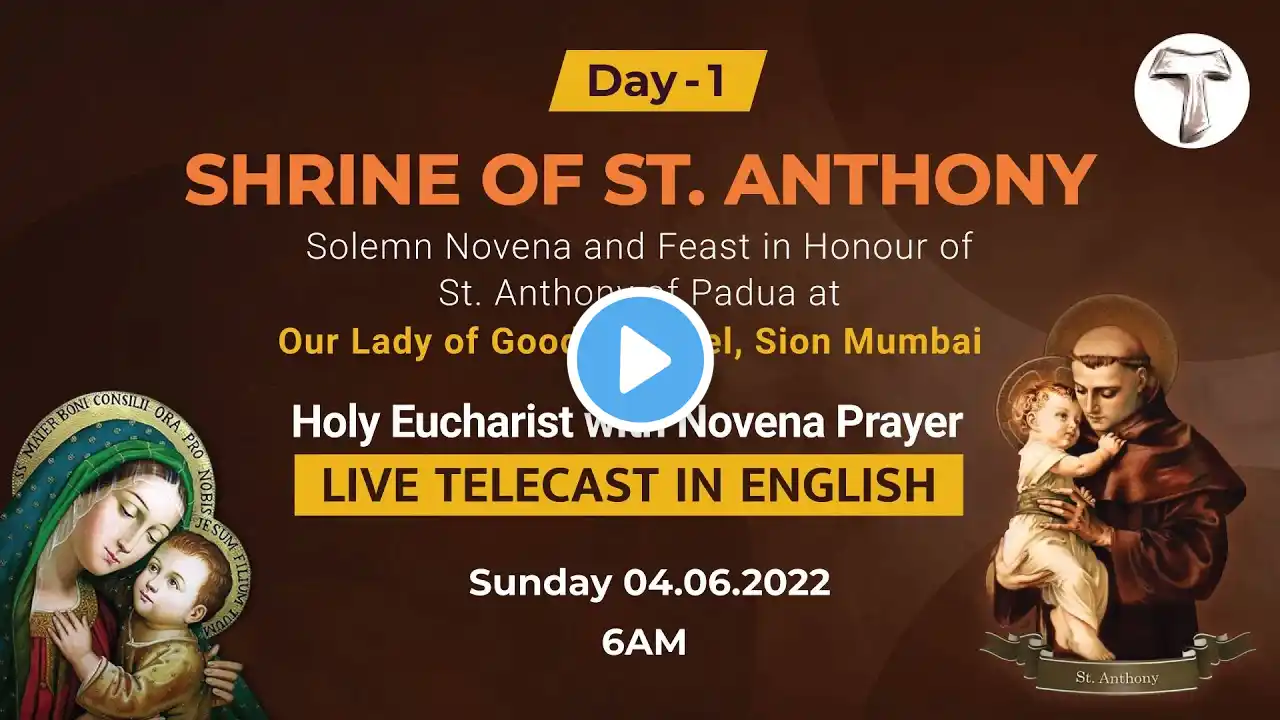 Day 1 | Solemn Novena and Feast in Honour of St. Anthony of Padua in English