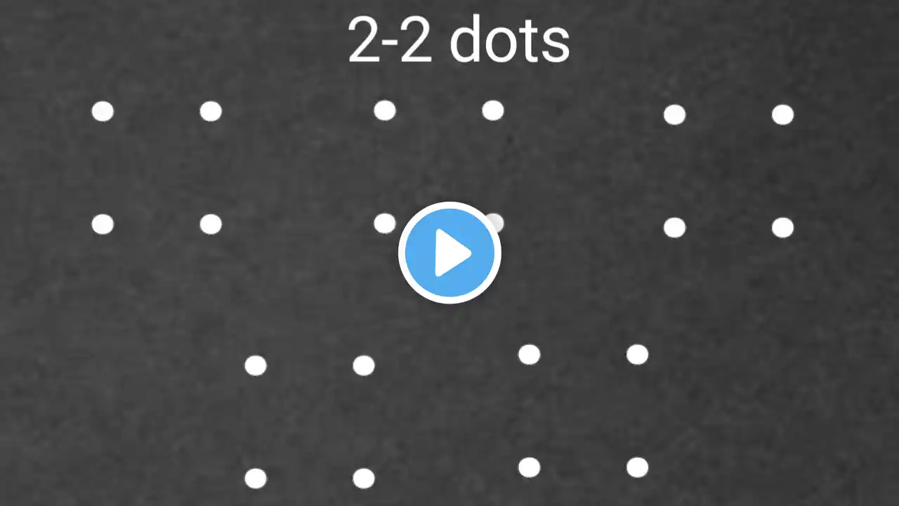 7 days 7 simple rangoli| 2-2 dots simple rangoli #simplekolamwithdots#dailymuggulu#flowerrangoli