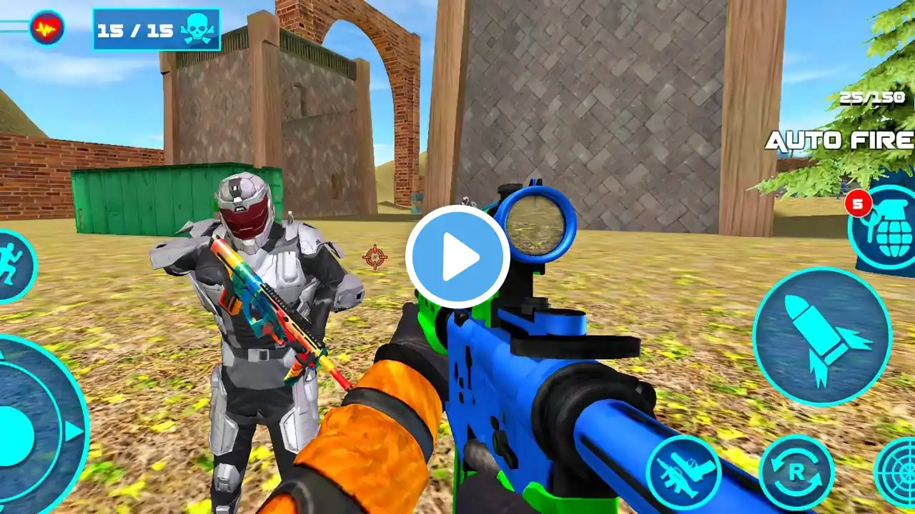 FPS Robot Shooter Strike Anti-Terrorist Shooting _ Android GamePlay #16