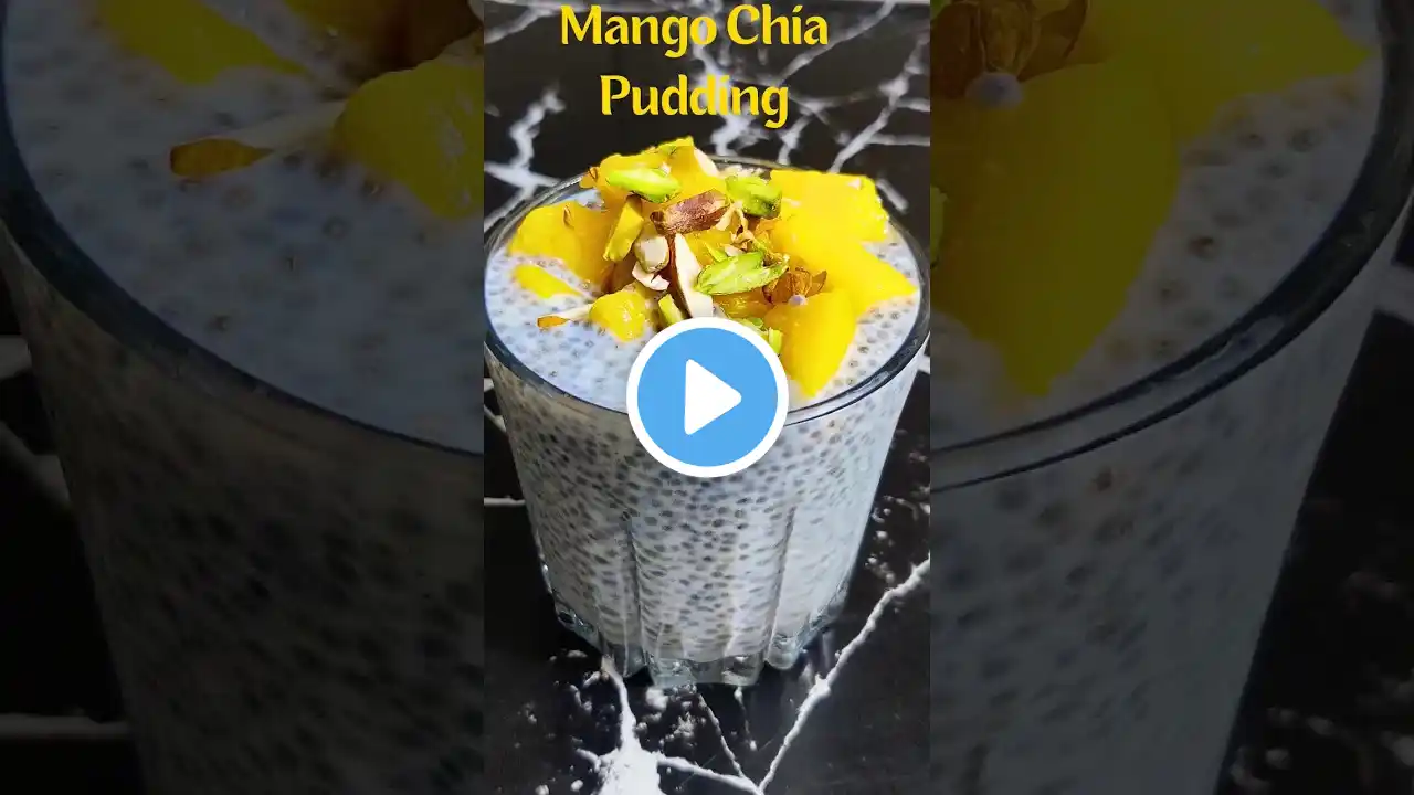 Indulge in Sweetness: Mango Chia Seeds Pudding Recipe for weight loss | Chia Seed Pudding  #shorts