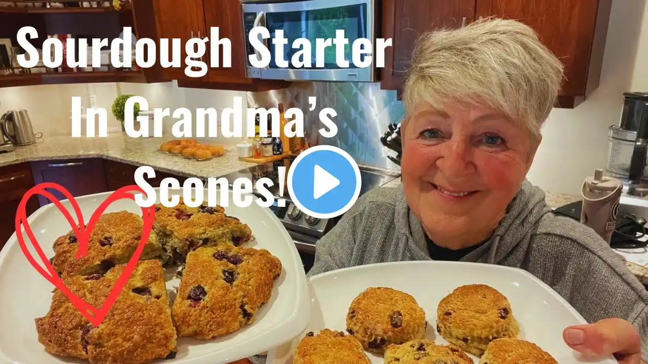 Use Sourdough Starter to Recreate My Grandma’s Currant and Lemon Blueberry Scones