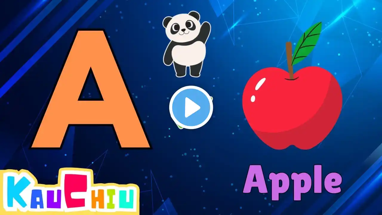 A for Apple I Phonics sound of Alphabets A to Z (KAU CHIU)