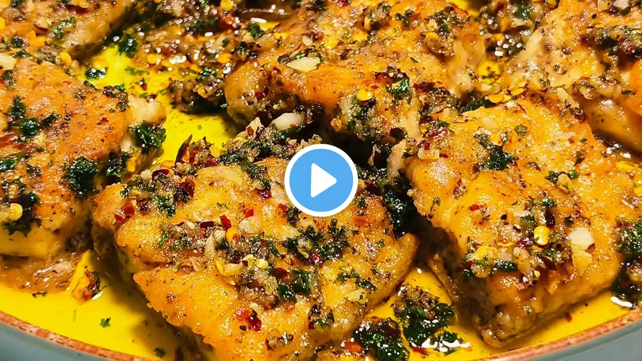 Lemon Butter Garlic Fish Recipe | Grilled Fish In Lemon Butter Garlic Sauce | Fish Starter Recipe,