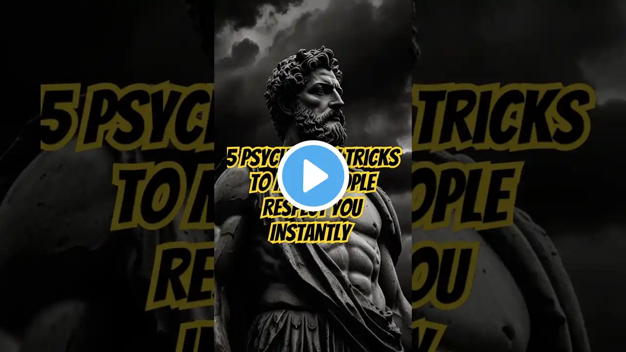 5 Psychology Tricks To Make People Respect You Instantly #stoicism