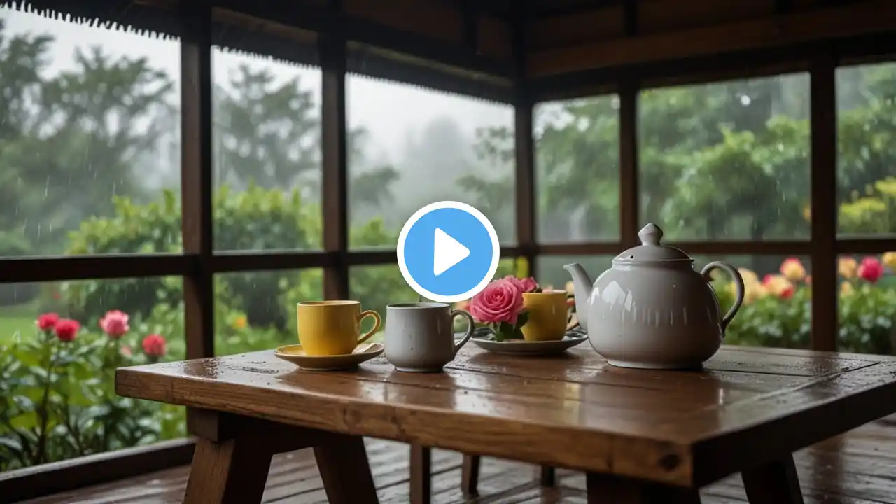 Rain on a Wooden Porch – Nature Sounds for Sleep & Meditation