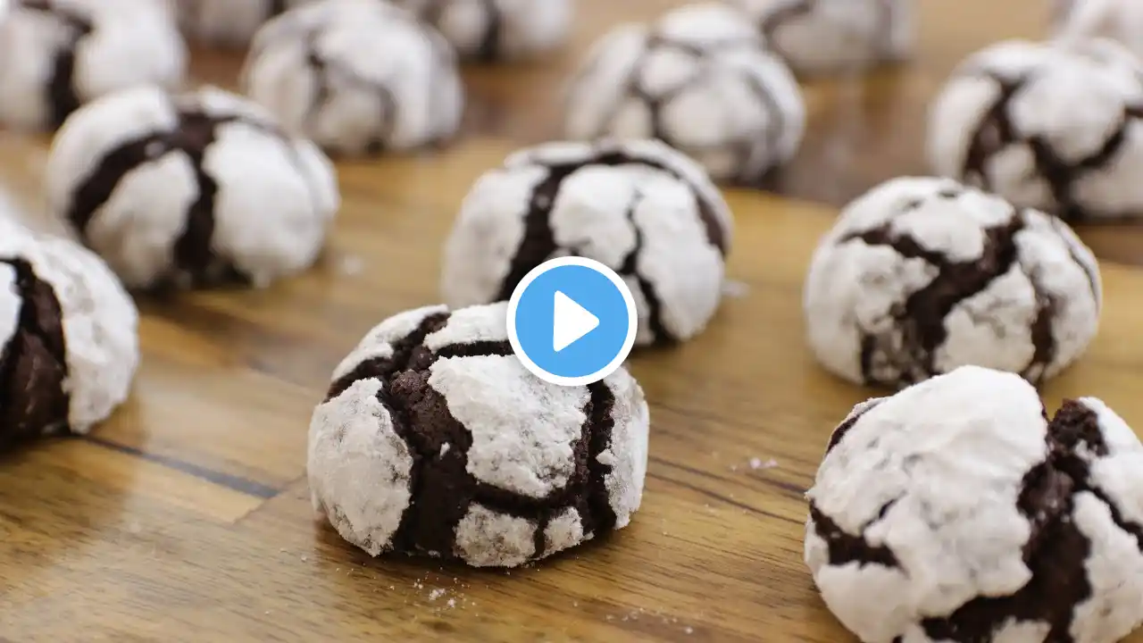 Chocolate Crinkle Cookies Recipe