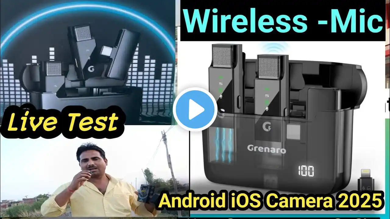 Best Wireless Mic For YouTube | Grenaro S13 Pro |Best Wireless Mic For YouTube Videos | Grenaro Mic