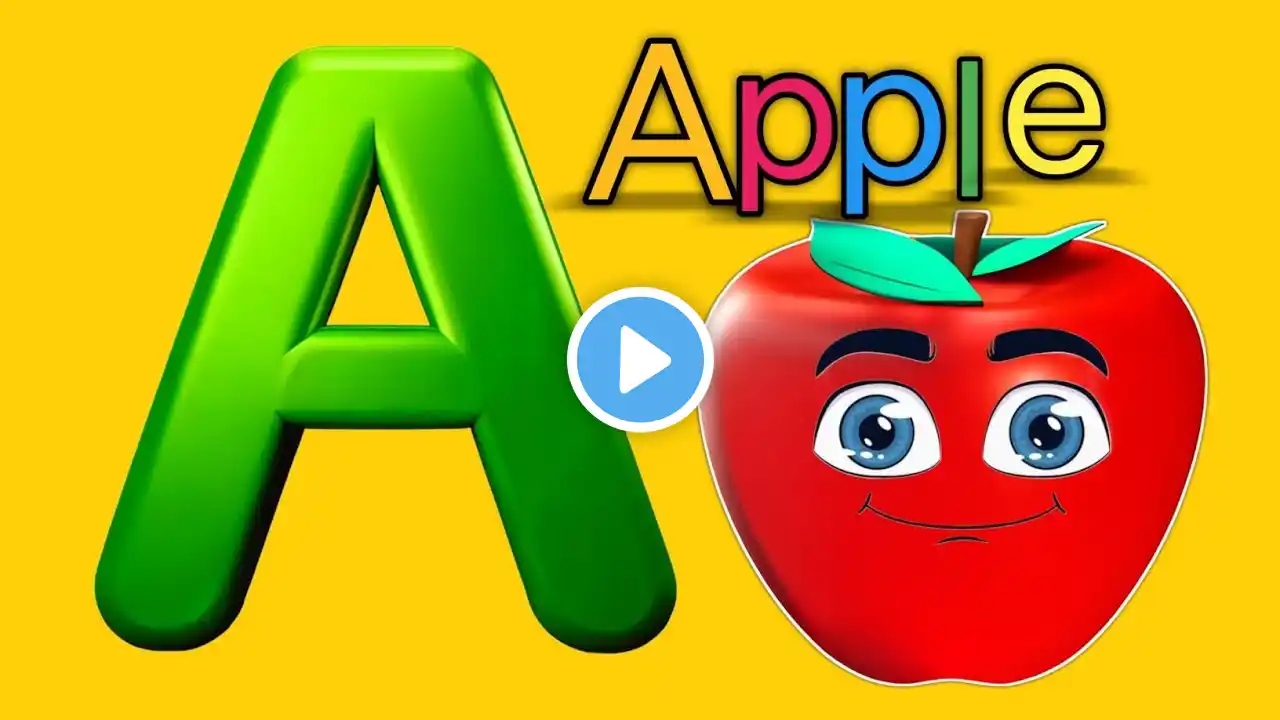 #a for apple 🍎part(42) phonics,children educational video and funny baby learning video........